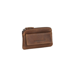 Leather Key Pouch Cognac Oliver