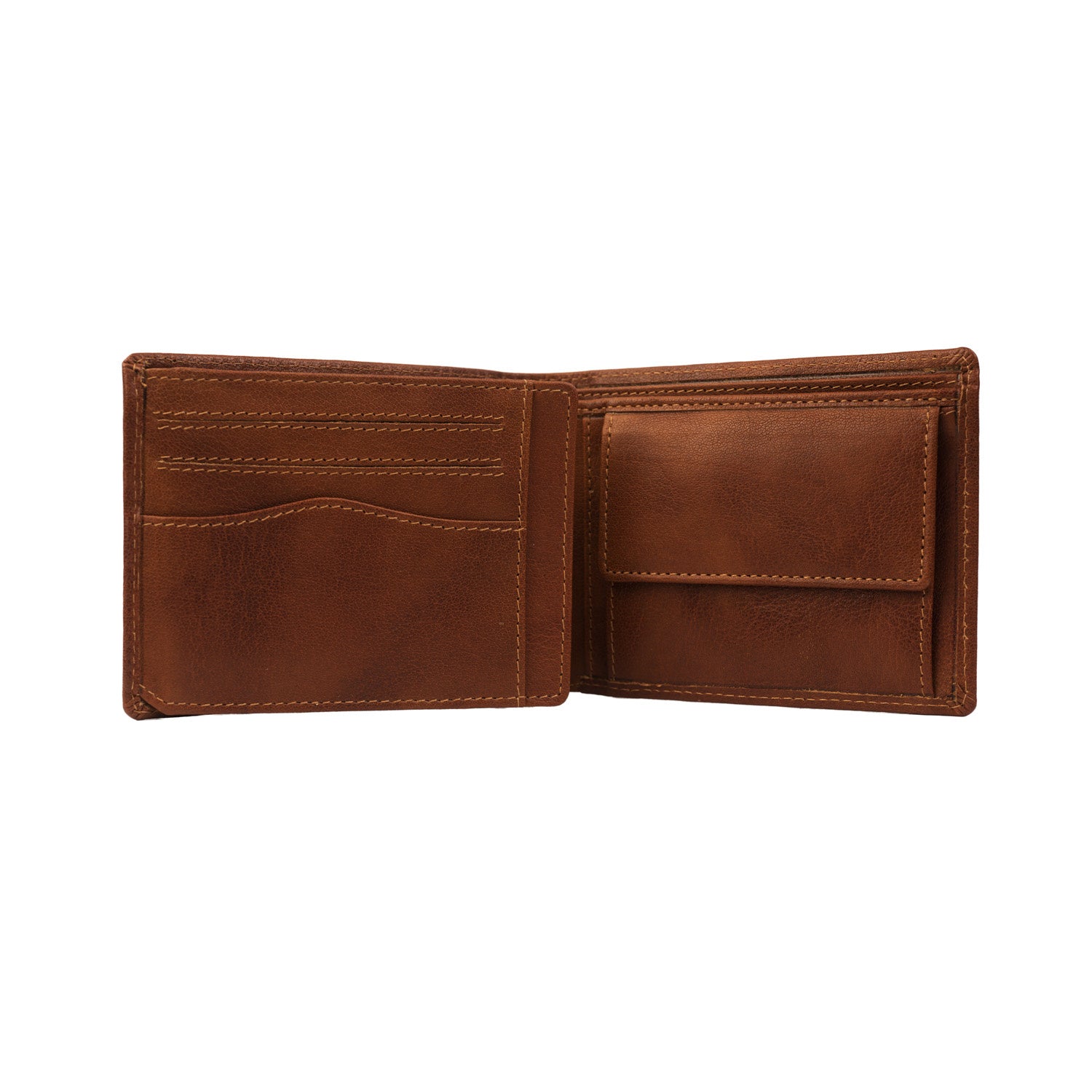 Leather Wallet Cognac Harlem