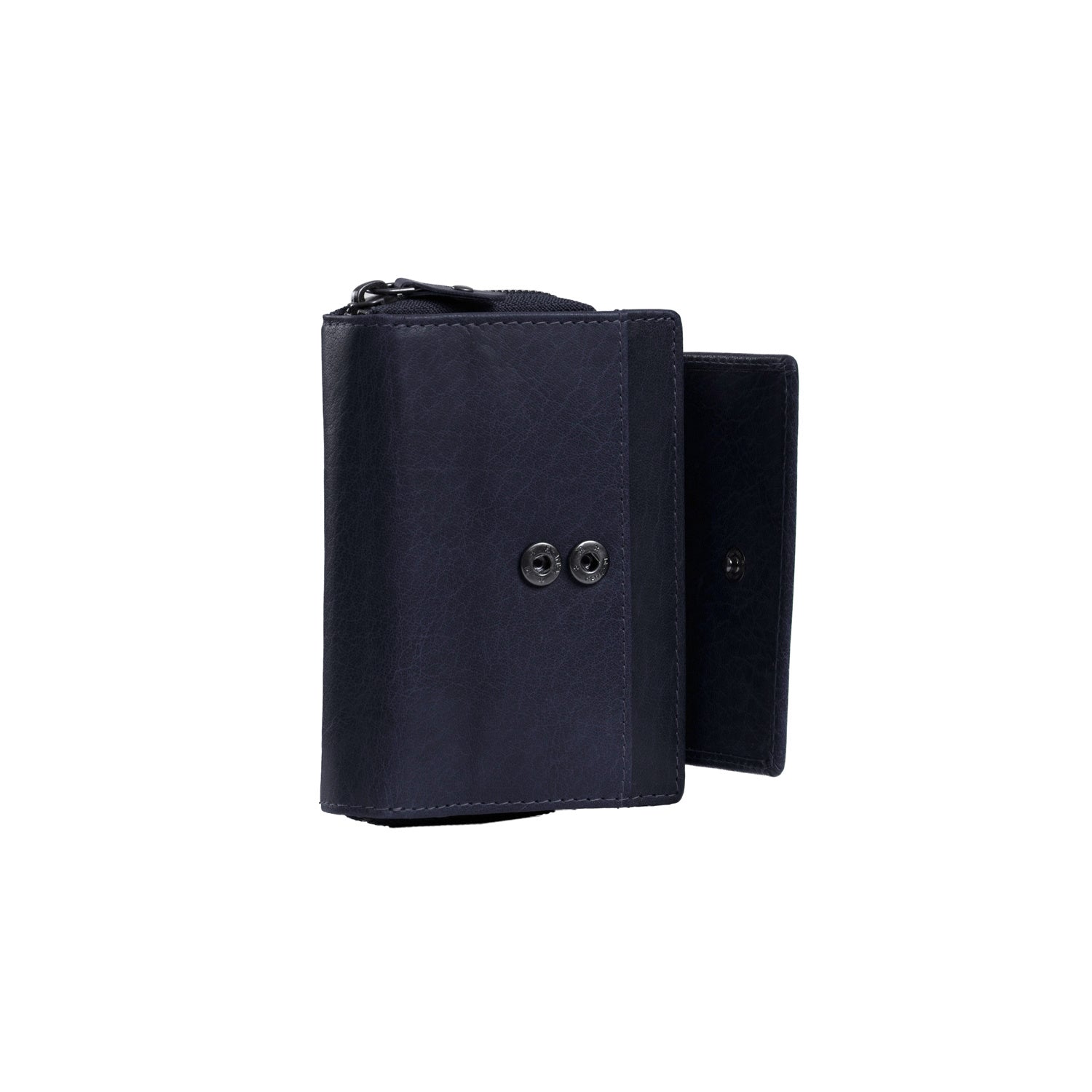 Leather Wallet Navy Hanoi