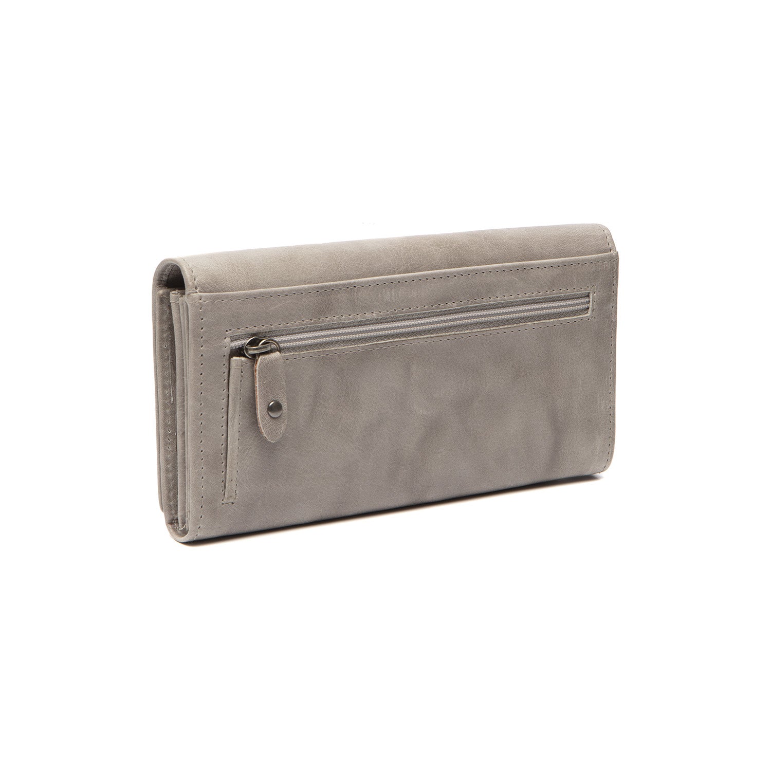 Leather Wallet Light Grey Hampton