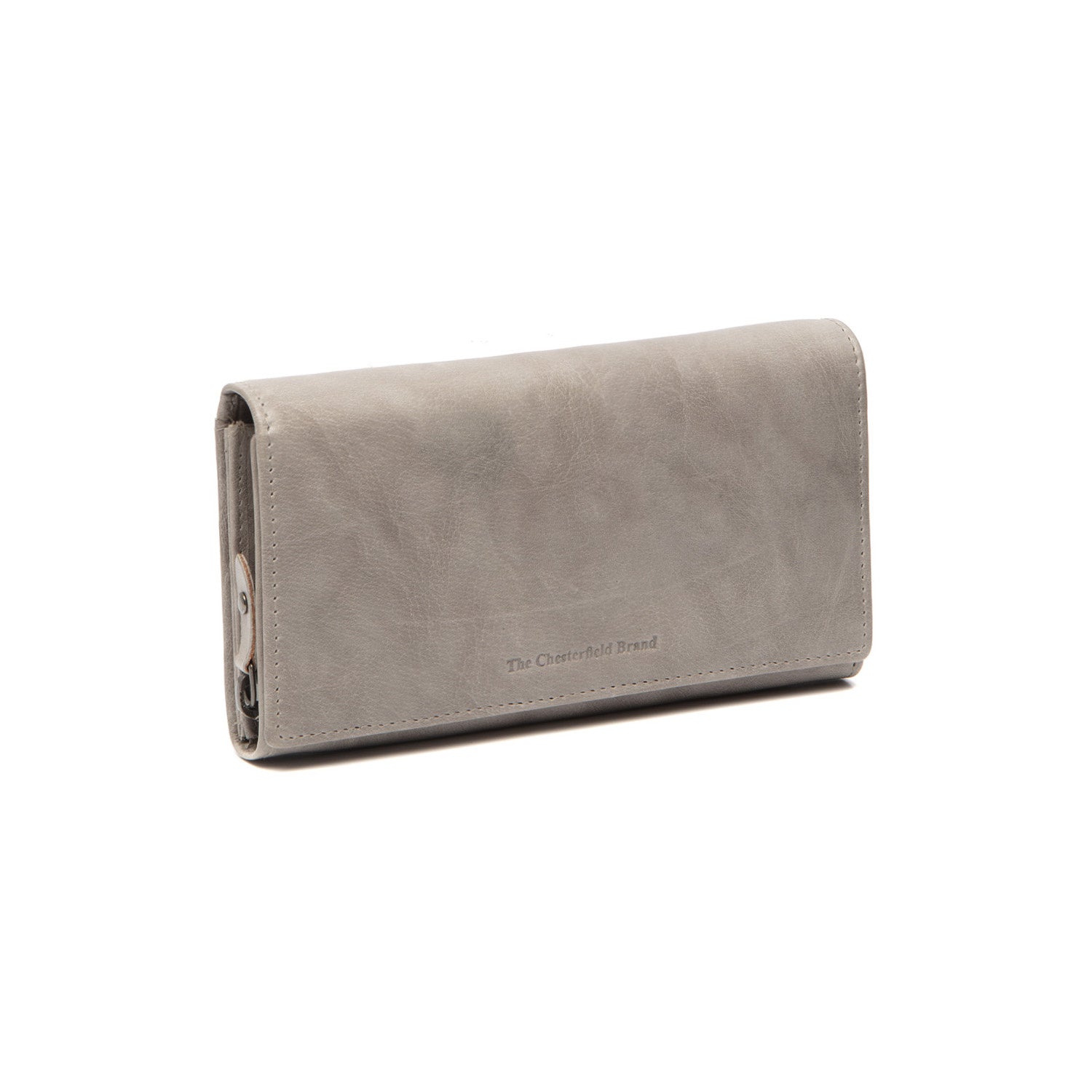 Leather Wallet Light Grey Hampton