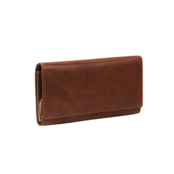 Leather Wallet Cognac Hampton