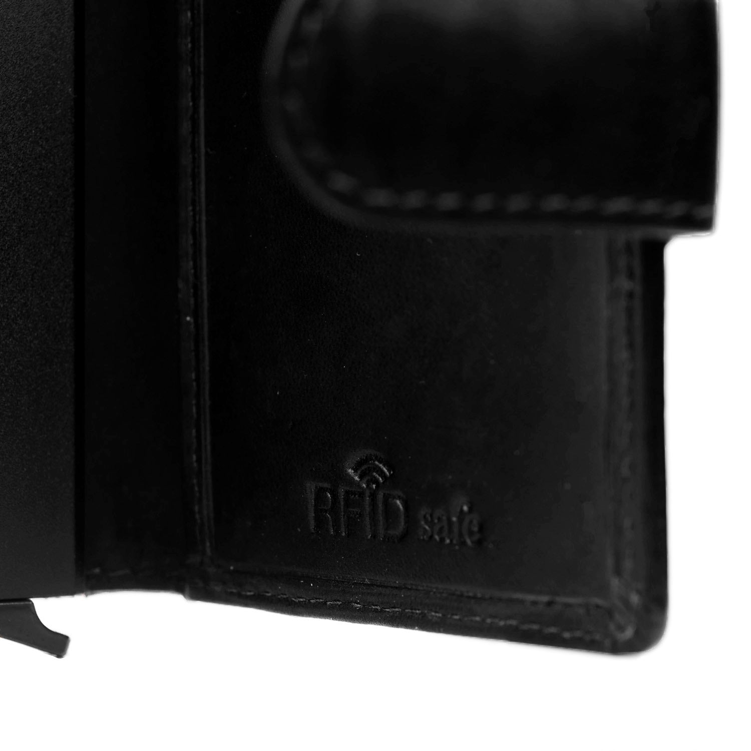 Leather Wallet Black Palma