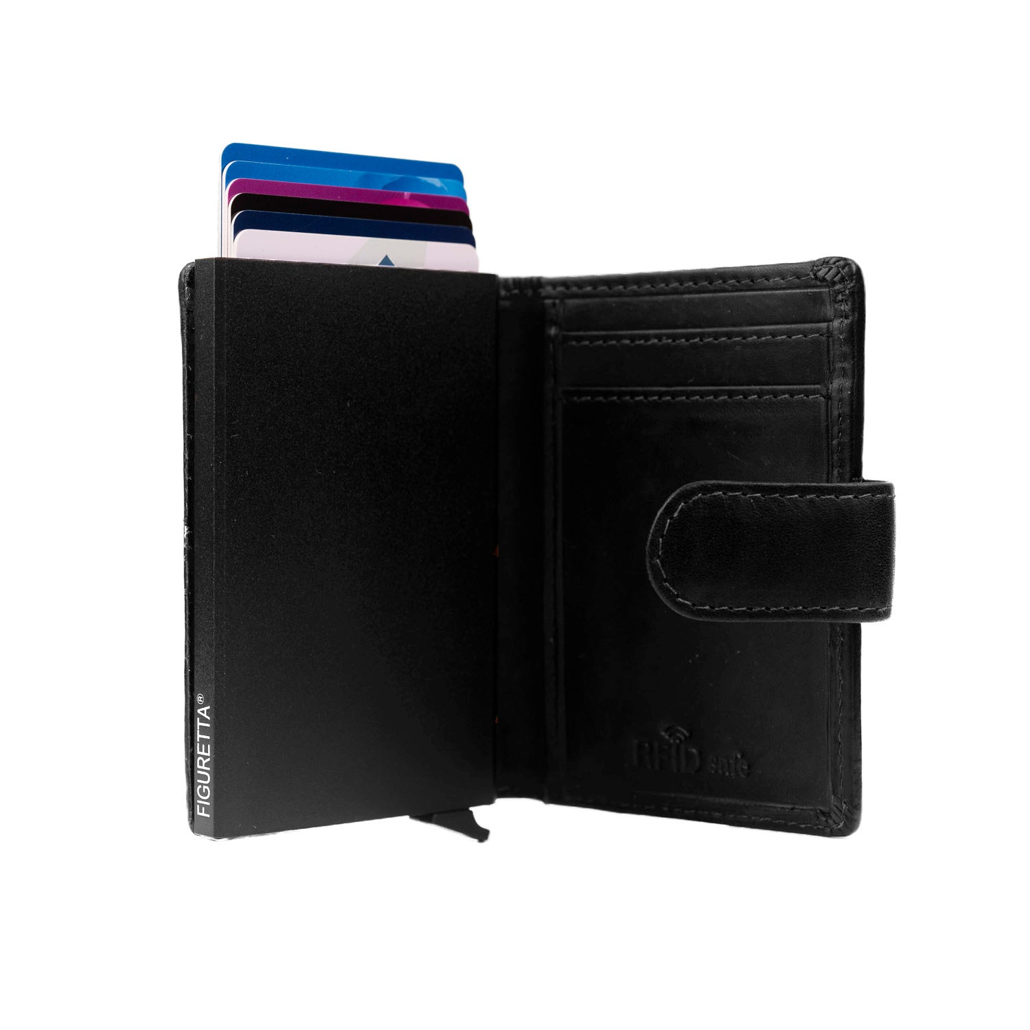 Leather Wallet Black Loughton