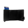 Leather Wallet Black Leicester