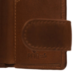 Leather Wallet Cognac Leicester