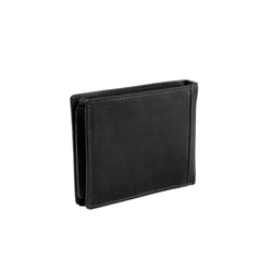 Leather Wallet Black Alvina