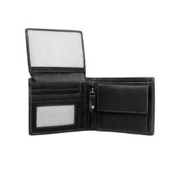 Leather Wallet Black Alvina