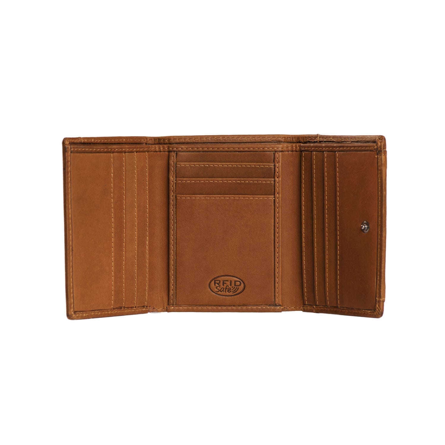 Leather Wallet Cognac Harthoft