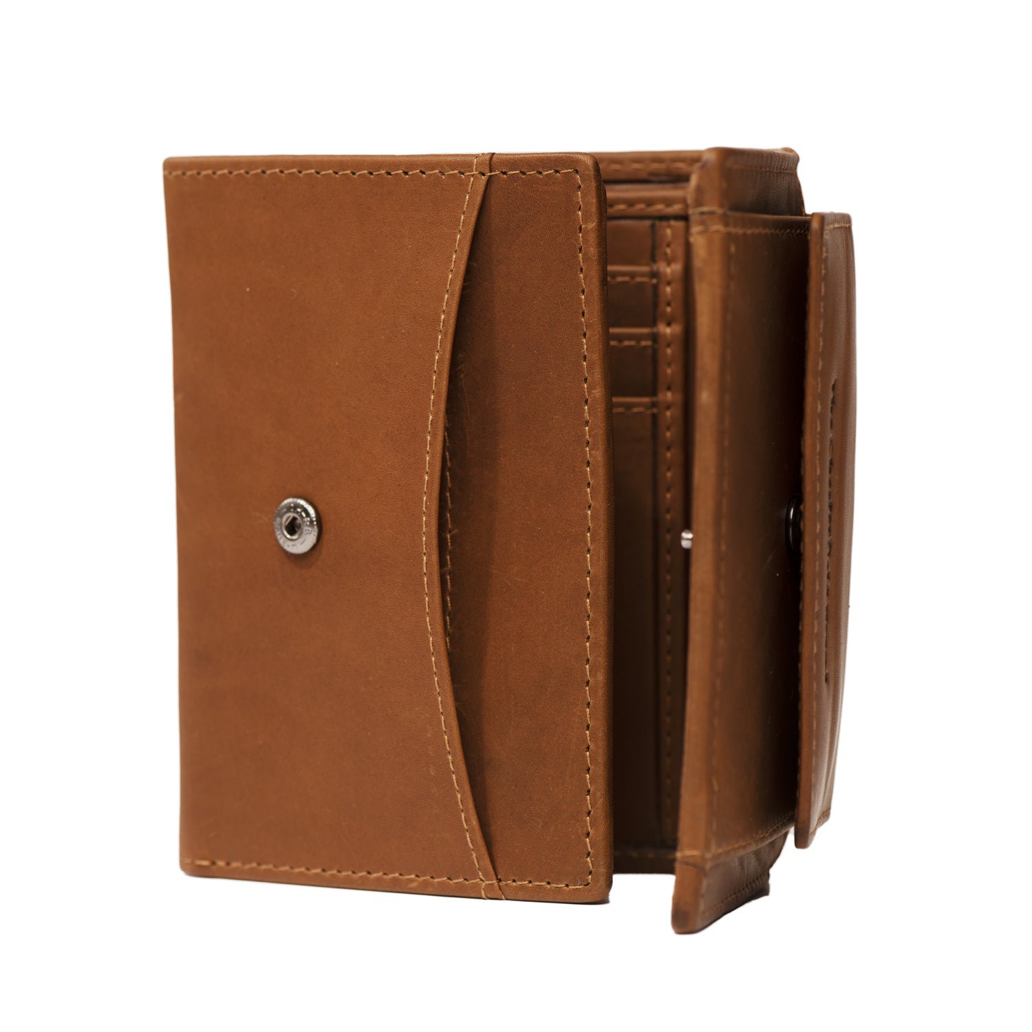 Leather Wallet Cognac Harthoft