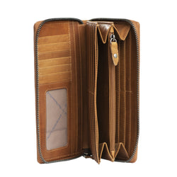 Leather Wallet Cognac Halle