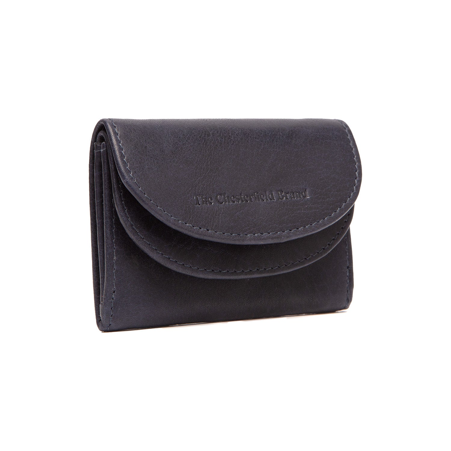 Leather Wallet Navy Newton