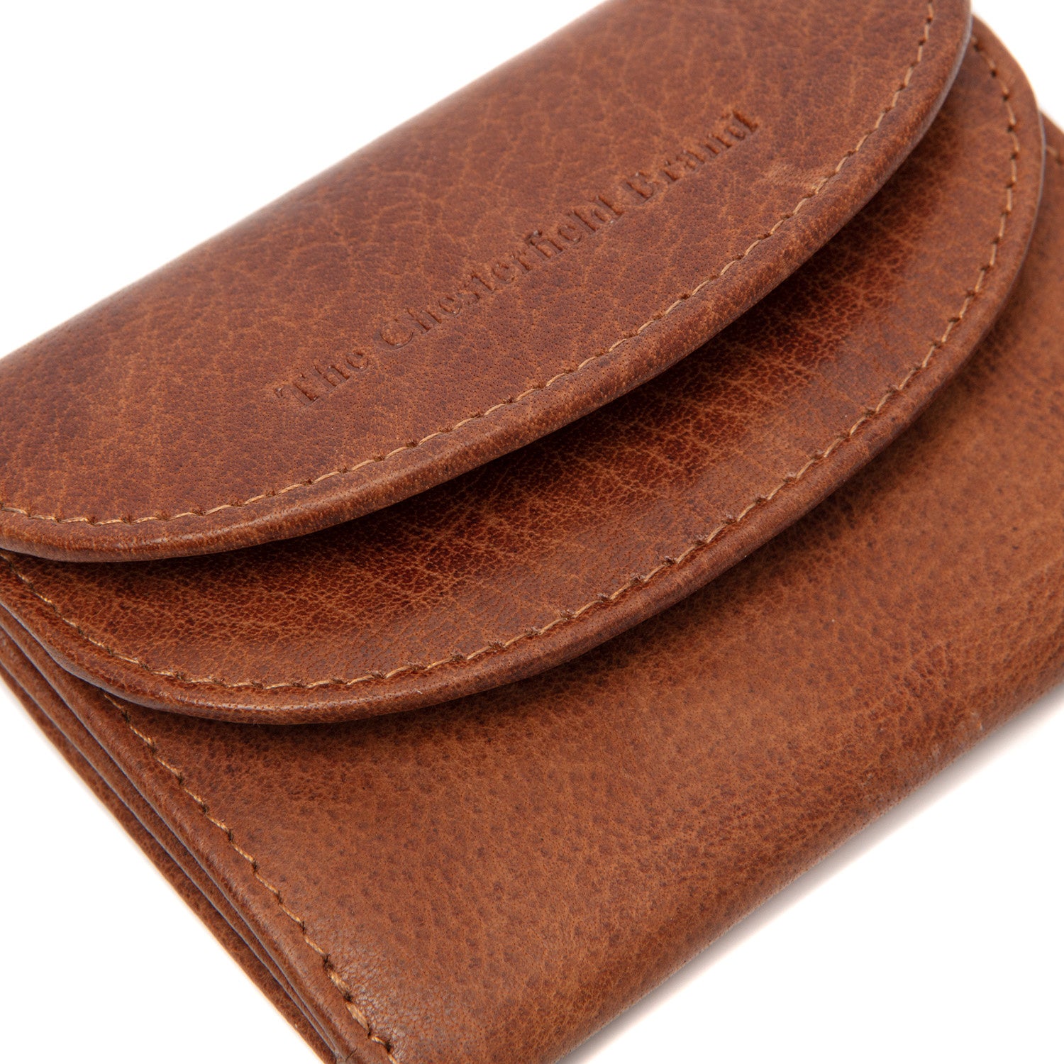 Leather Wallet Cognac Newton