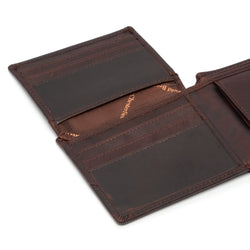 Leather Wallet Brown Orleans