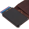 Leather Wallet Brown Paris