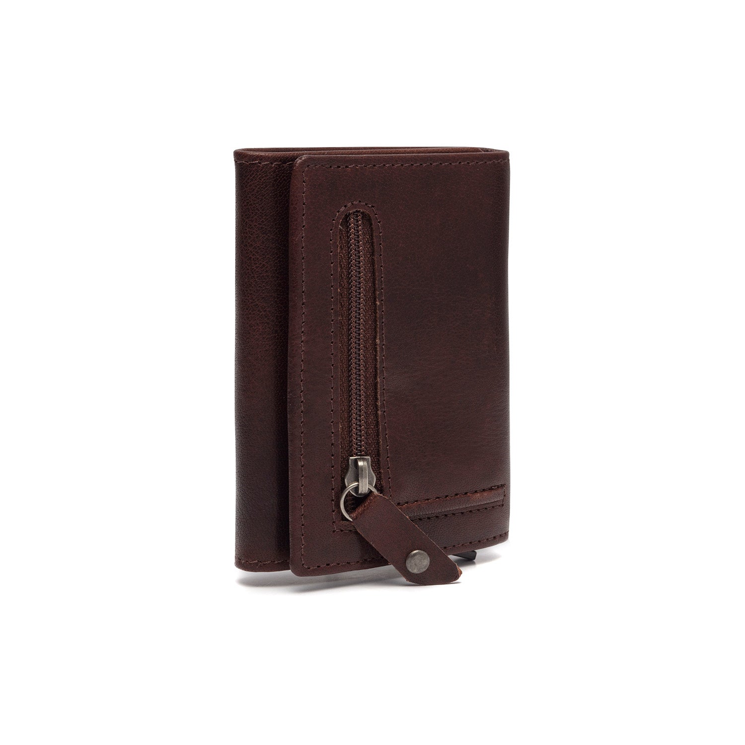 Leather Wallet Brown Paris