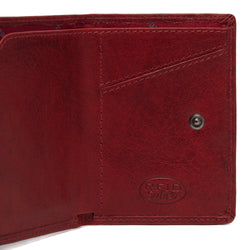 Leather Wallet Red Paris