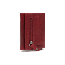 Leather Wallet Red Paris