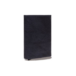 Leather Wallet Navy Paris