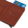 Leather Wallet Cognac Paris