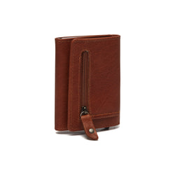 Leather Wallet Cognac Paris