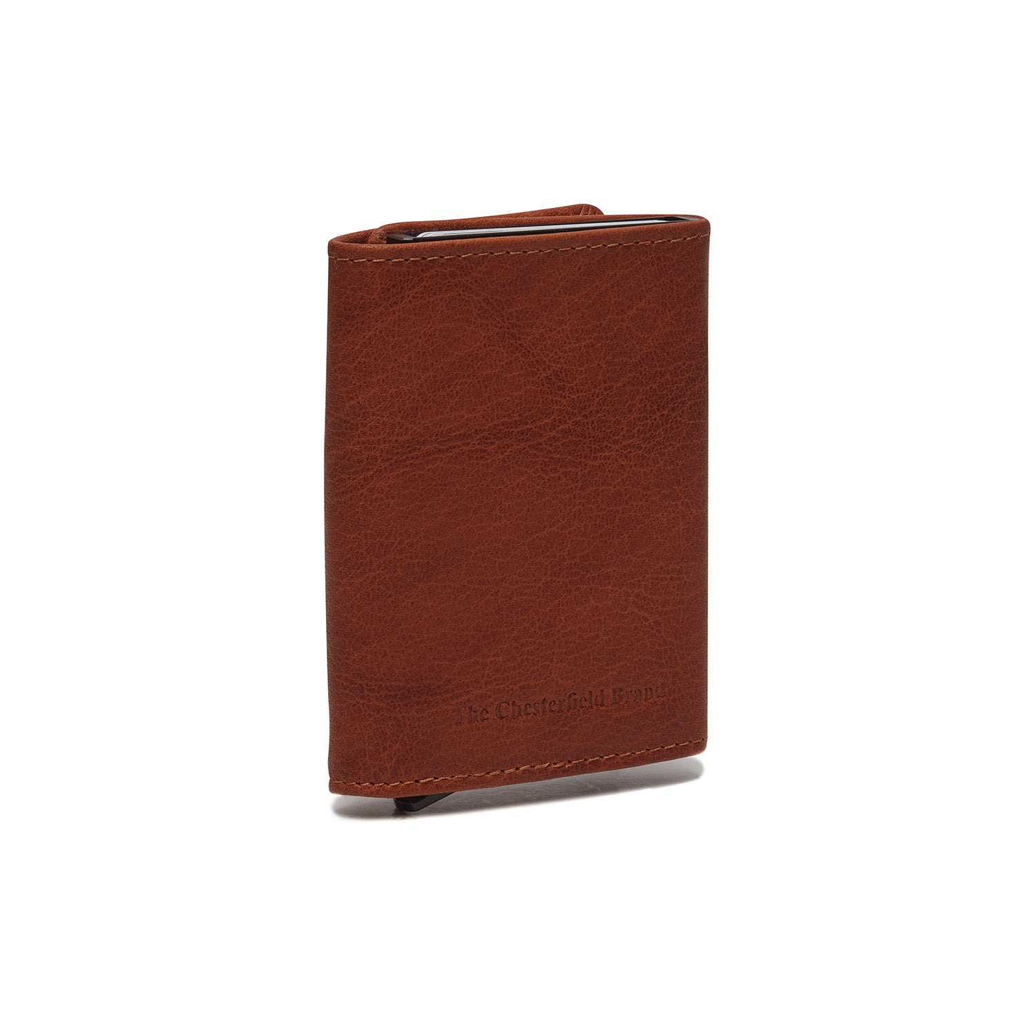 Leather Wallet Cognac Paris