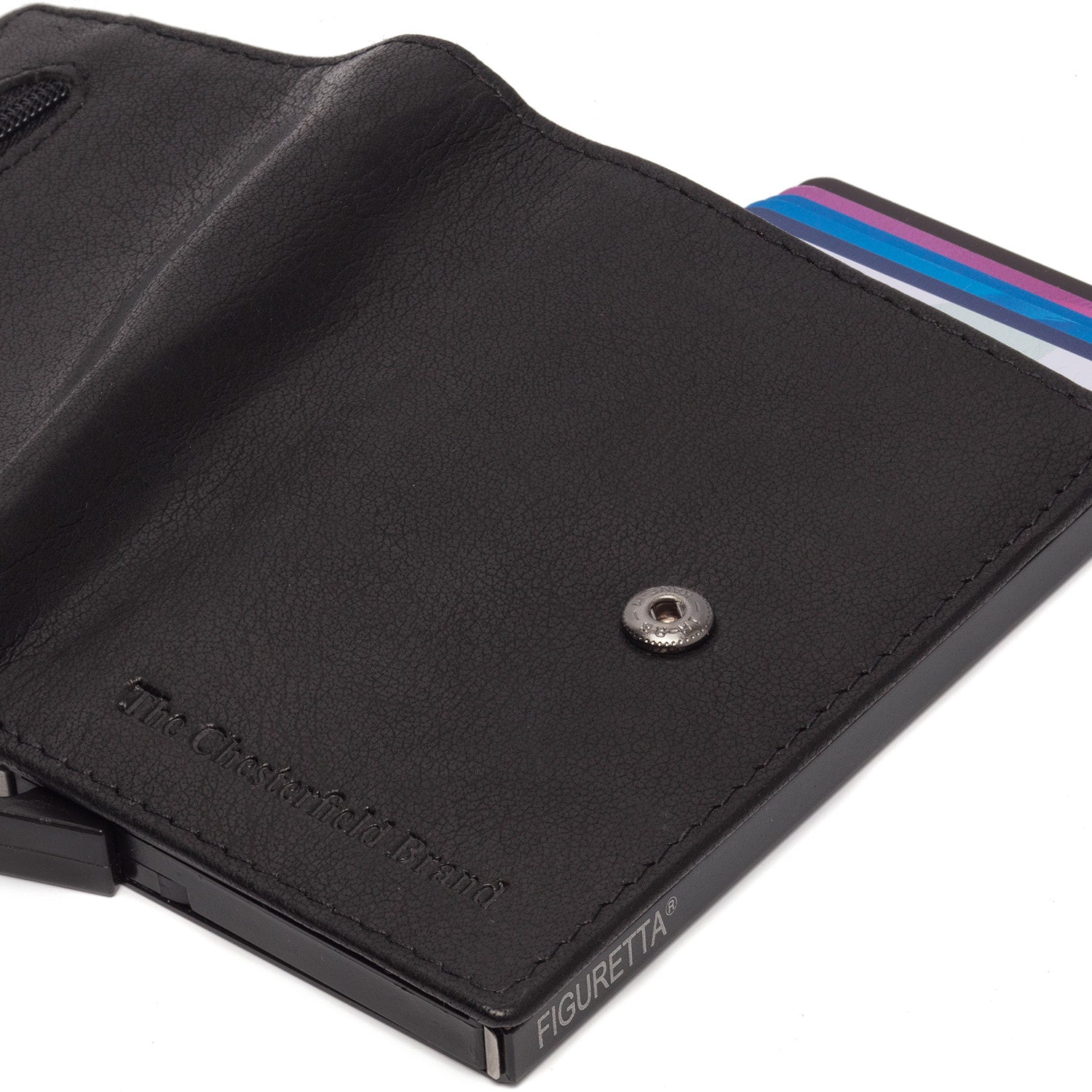 Leather Wallet Black Prague