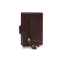 Leather Wallet Brown Prague