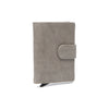 Leather Wallet Light Grey Prague