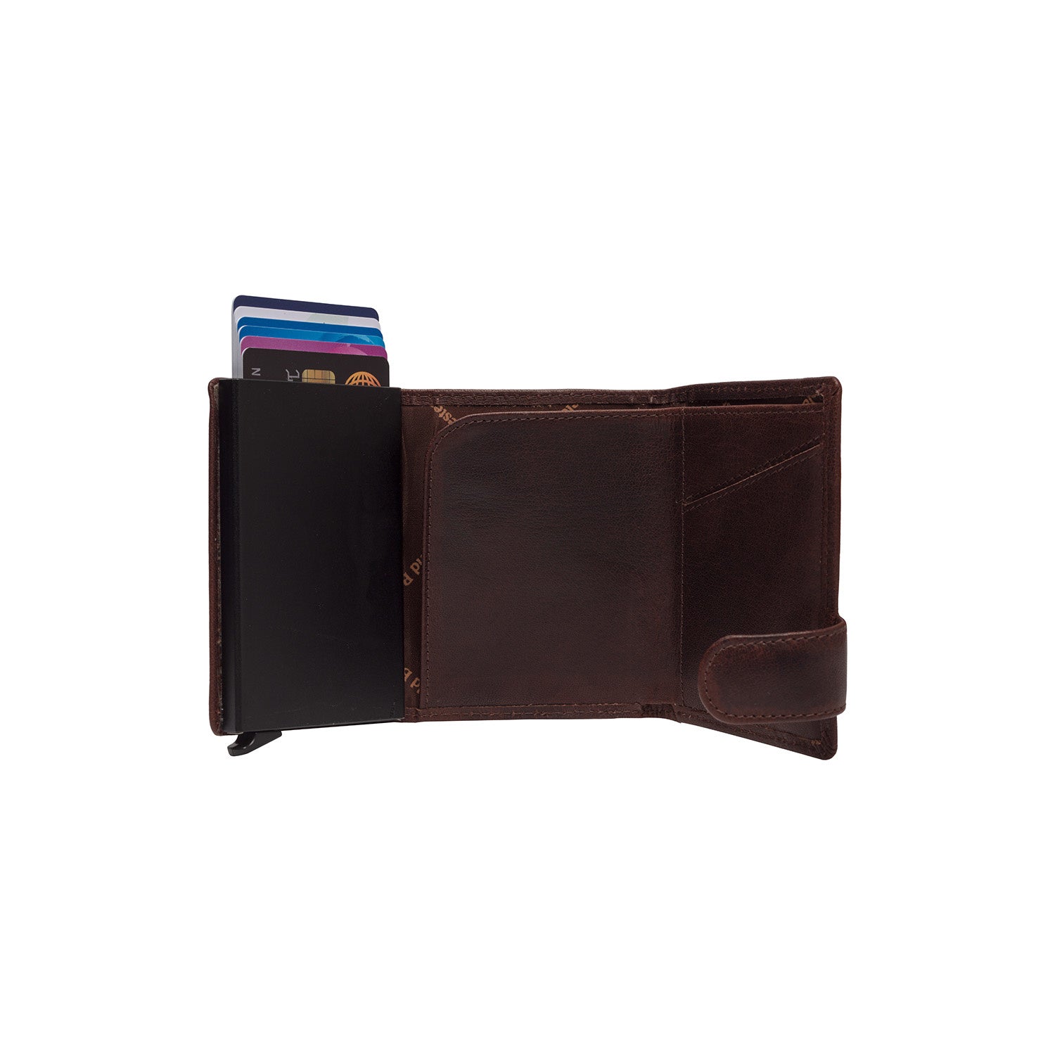 Leather Wallet Brown Portland