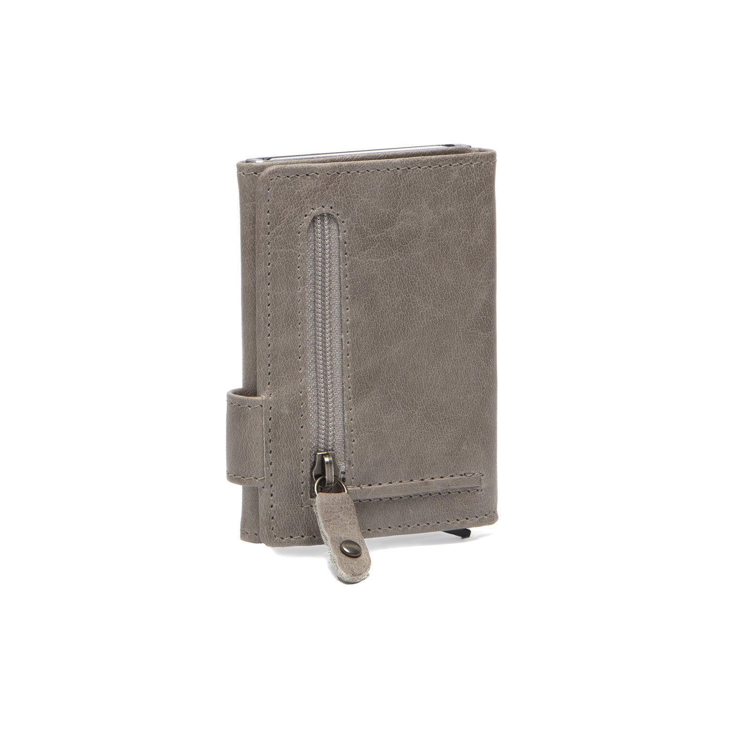 Leather Wallet Light Grey Portland