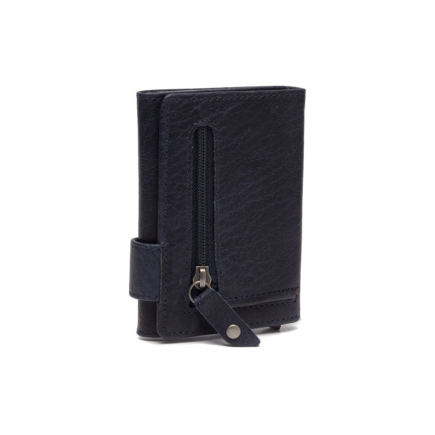 Leather Wallet Navy Portland