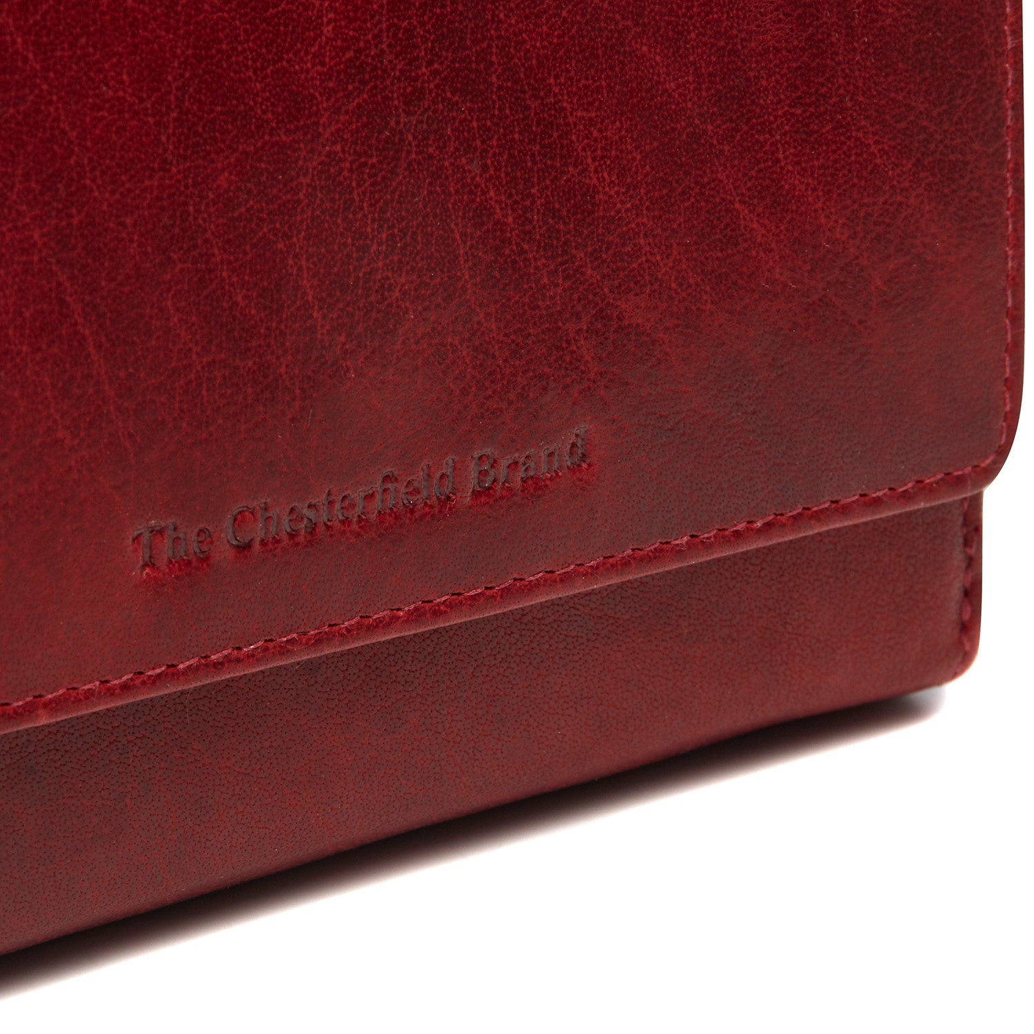 Leather Wallet Red Rhodos