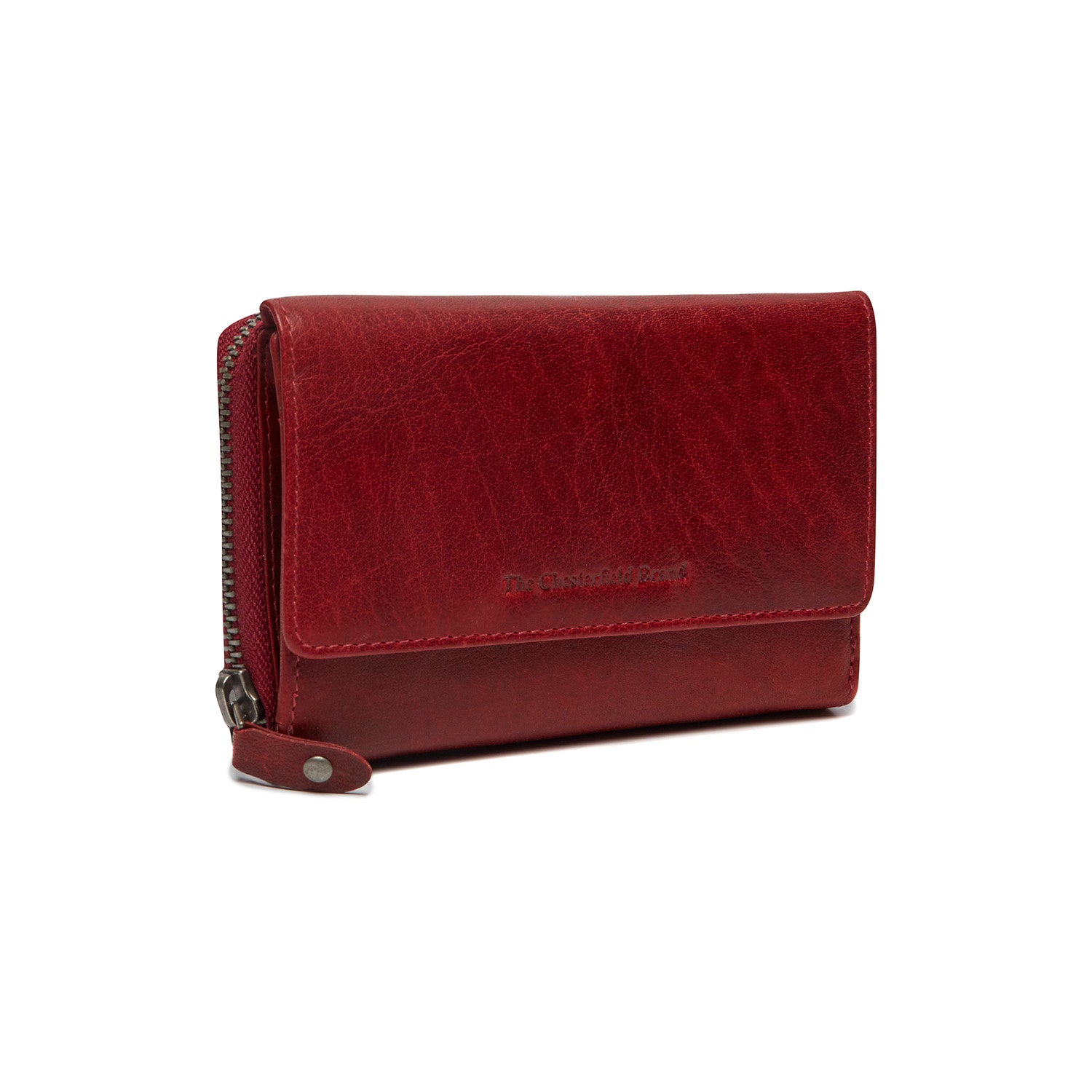 Leather Wallet Red Rhodos