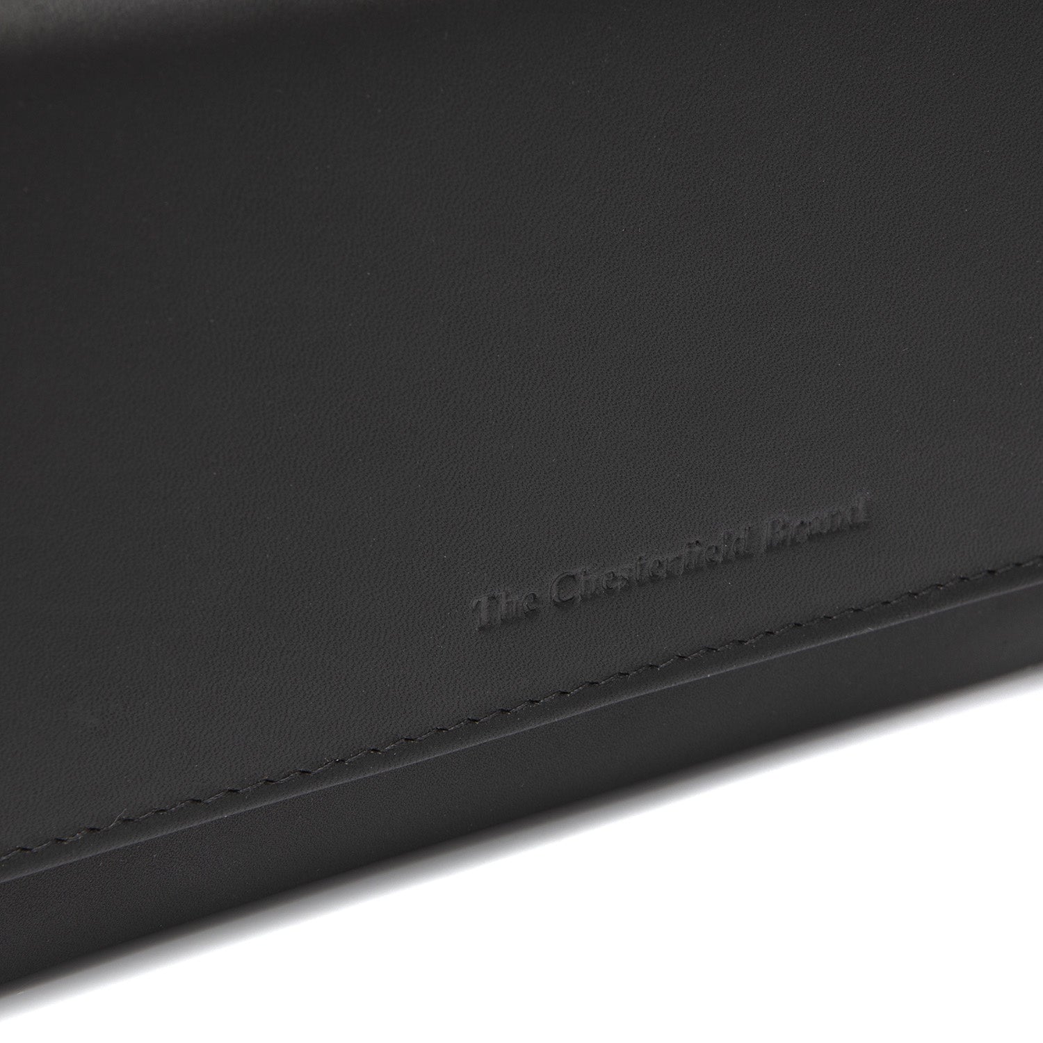 Leather Wallet Black Black Shanghai