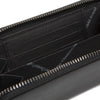 Leather Wallet Black Black Shanghai