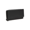 Leather Wallet Black Black Shanghai