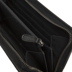 Leather Wallet Black Sofia