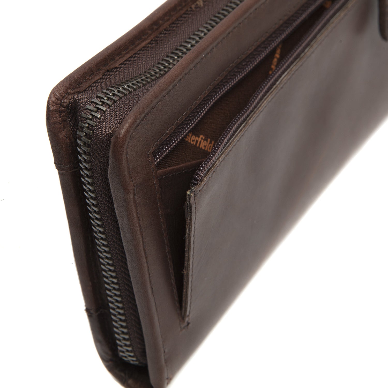 Leather Wallet Brown Sofia