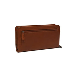 Leather Wallet Cognac Sofia