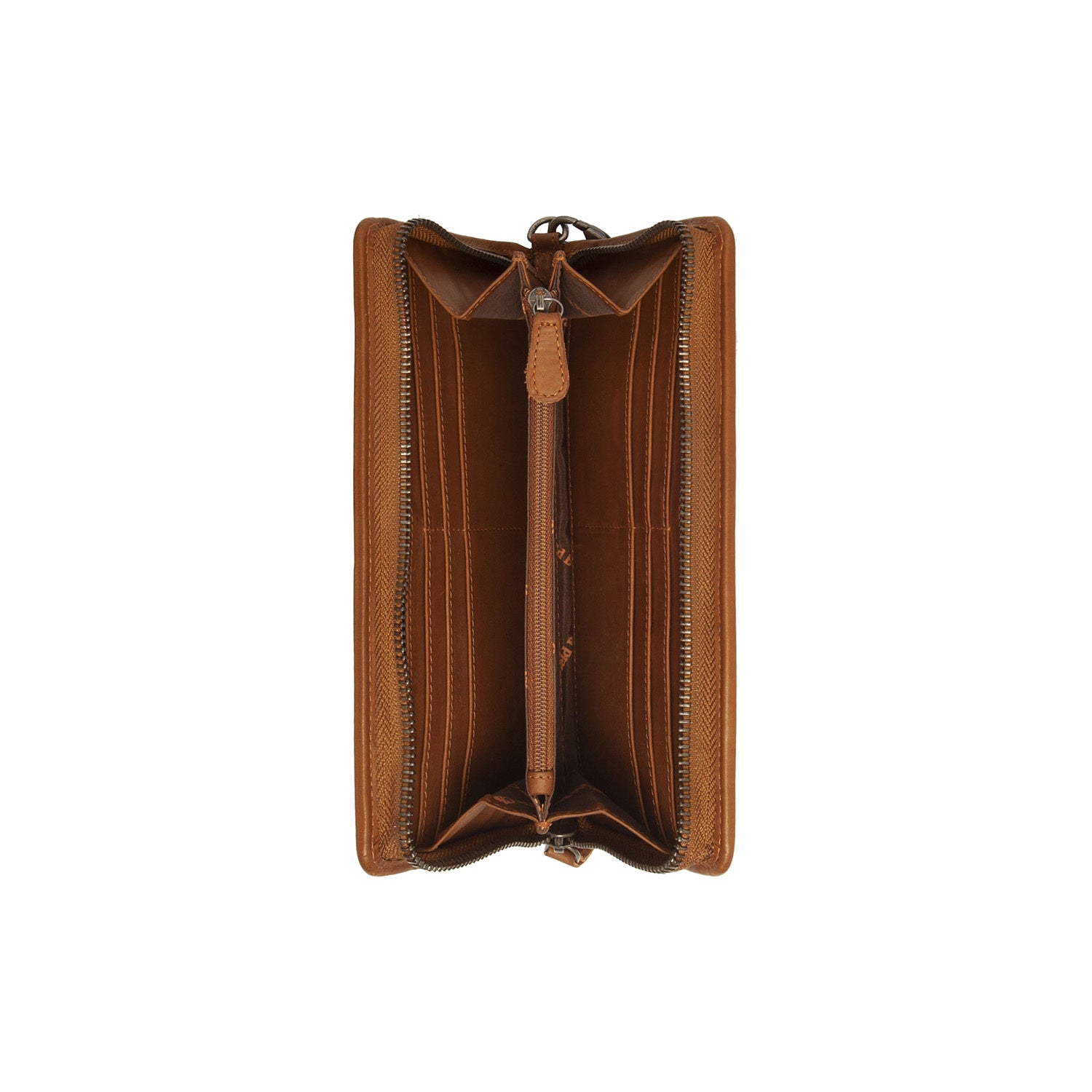 Leather Wallet Cognac Sofia