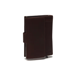 Leather Wallet Brown Leipzig