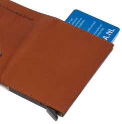 Leather Wallet Cognac Frankfurt