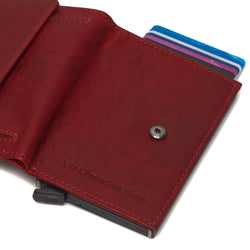 Leather Wallet Red Hannover