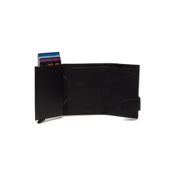 Leather Wallet Black Mannheim