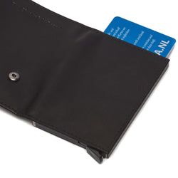 Leather Wallet Black Mannheim