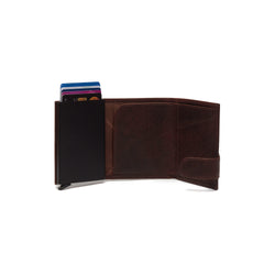 Leather Wallet Brown Mannheim