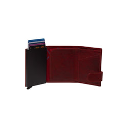 Leather Wallet Red Mannheim