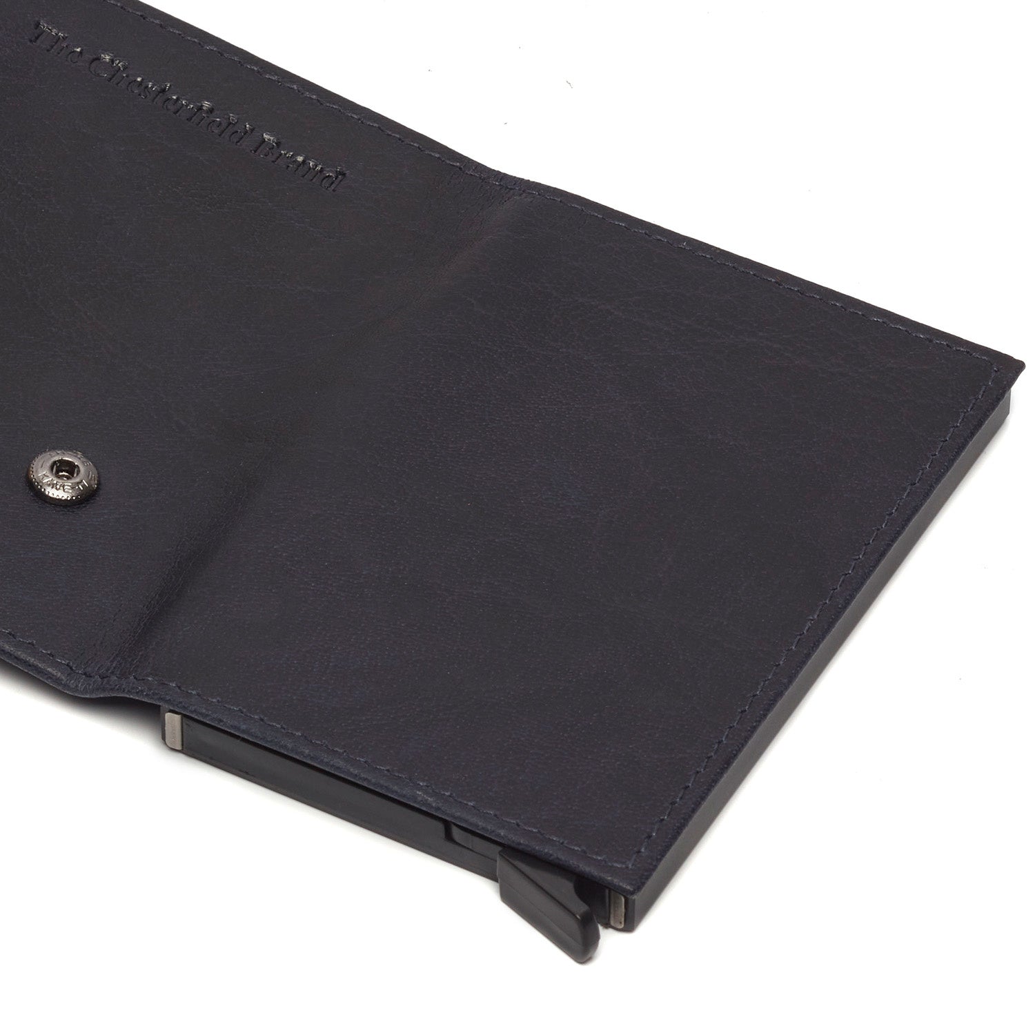 Leather Wallet Navy Mannheim