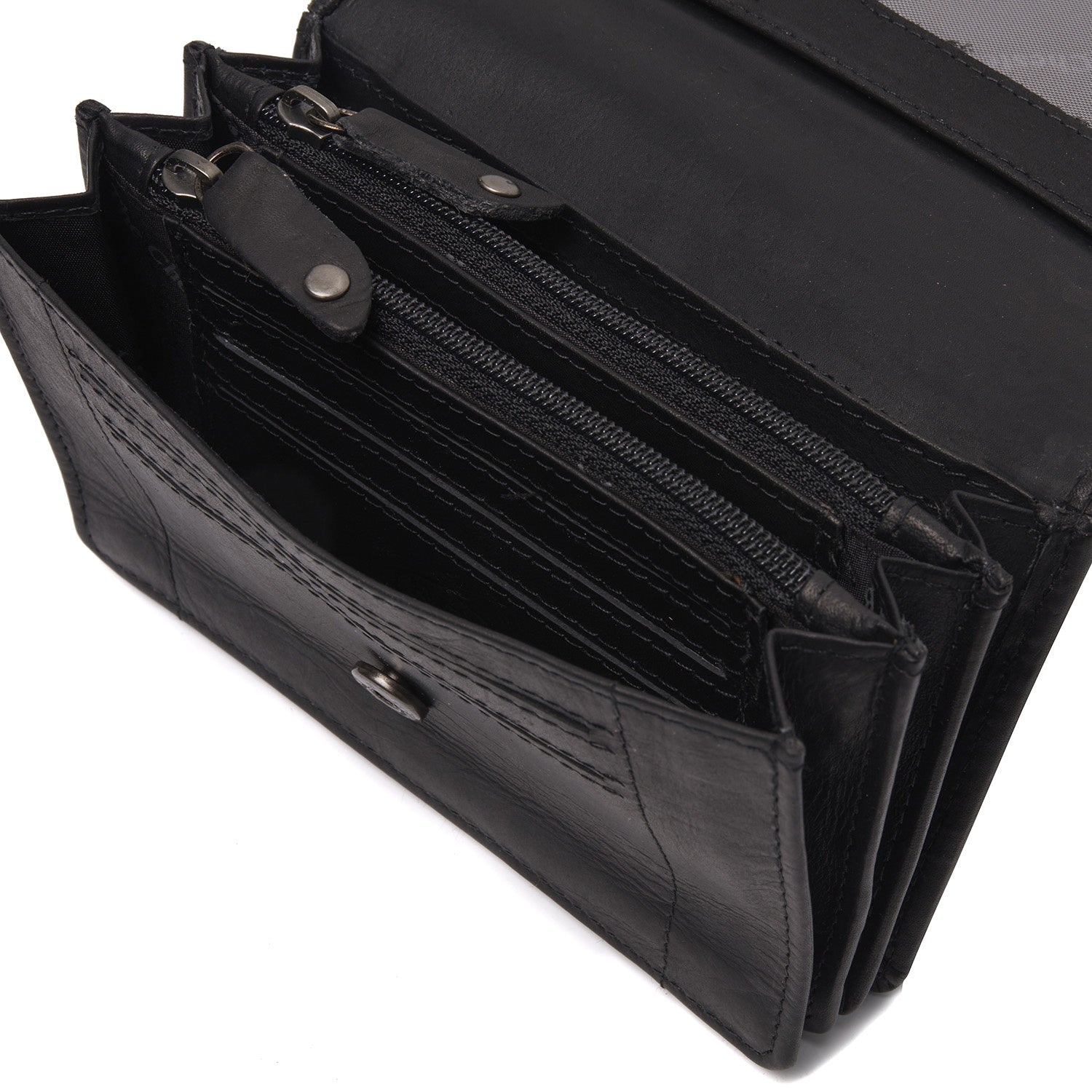 Leather Wallet Black Salzburg